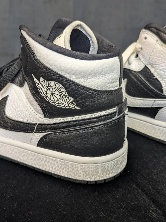 Sz 8M/9.5W Nike Jordans 1 Mid Split Black White Womens Mids Sneakers DR0501-101 - Picture 7 of 15